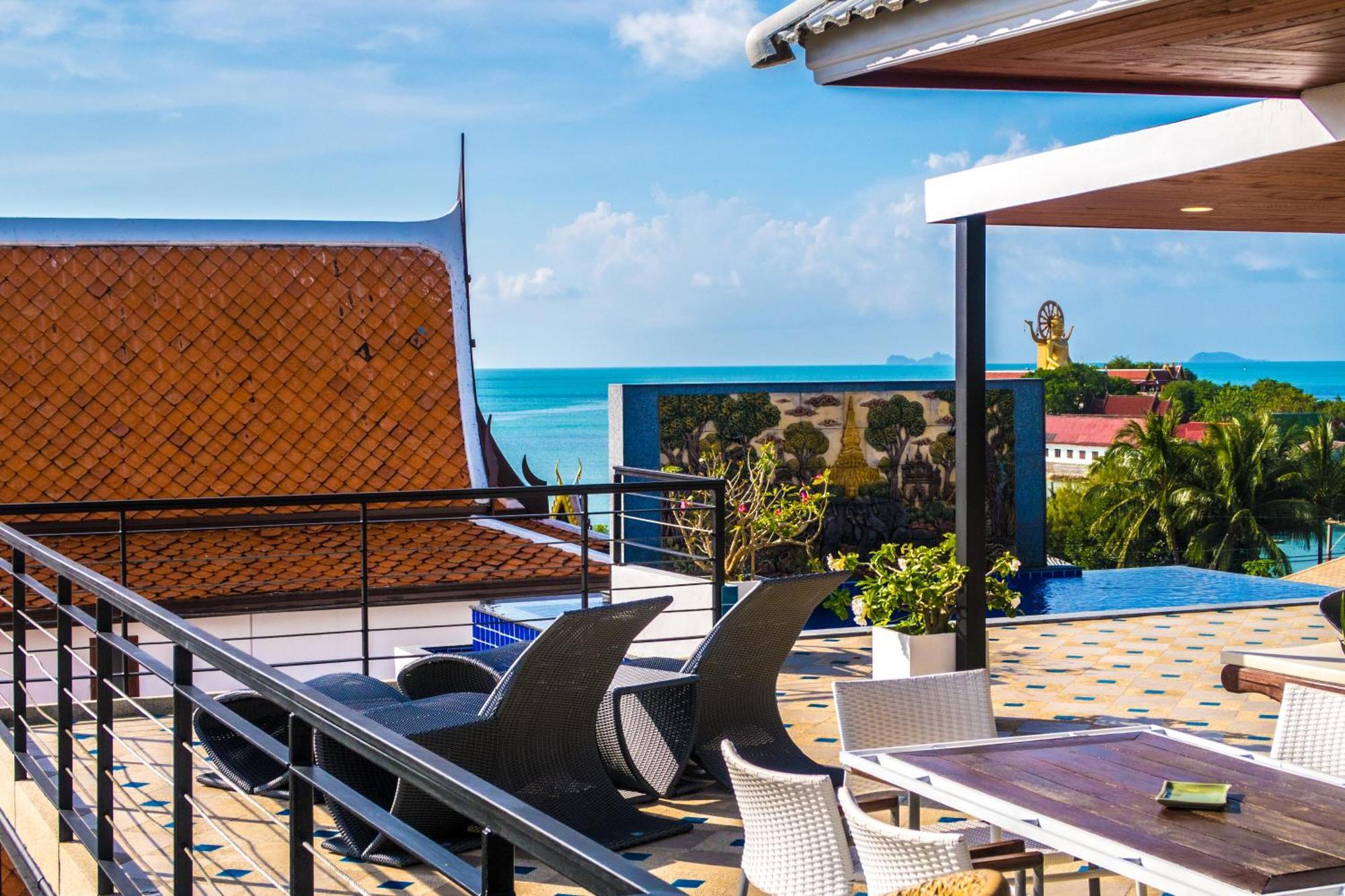 Celebrity Ocean View Villa Samui Bang Rak Beach  Exterior photo