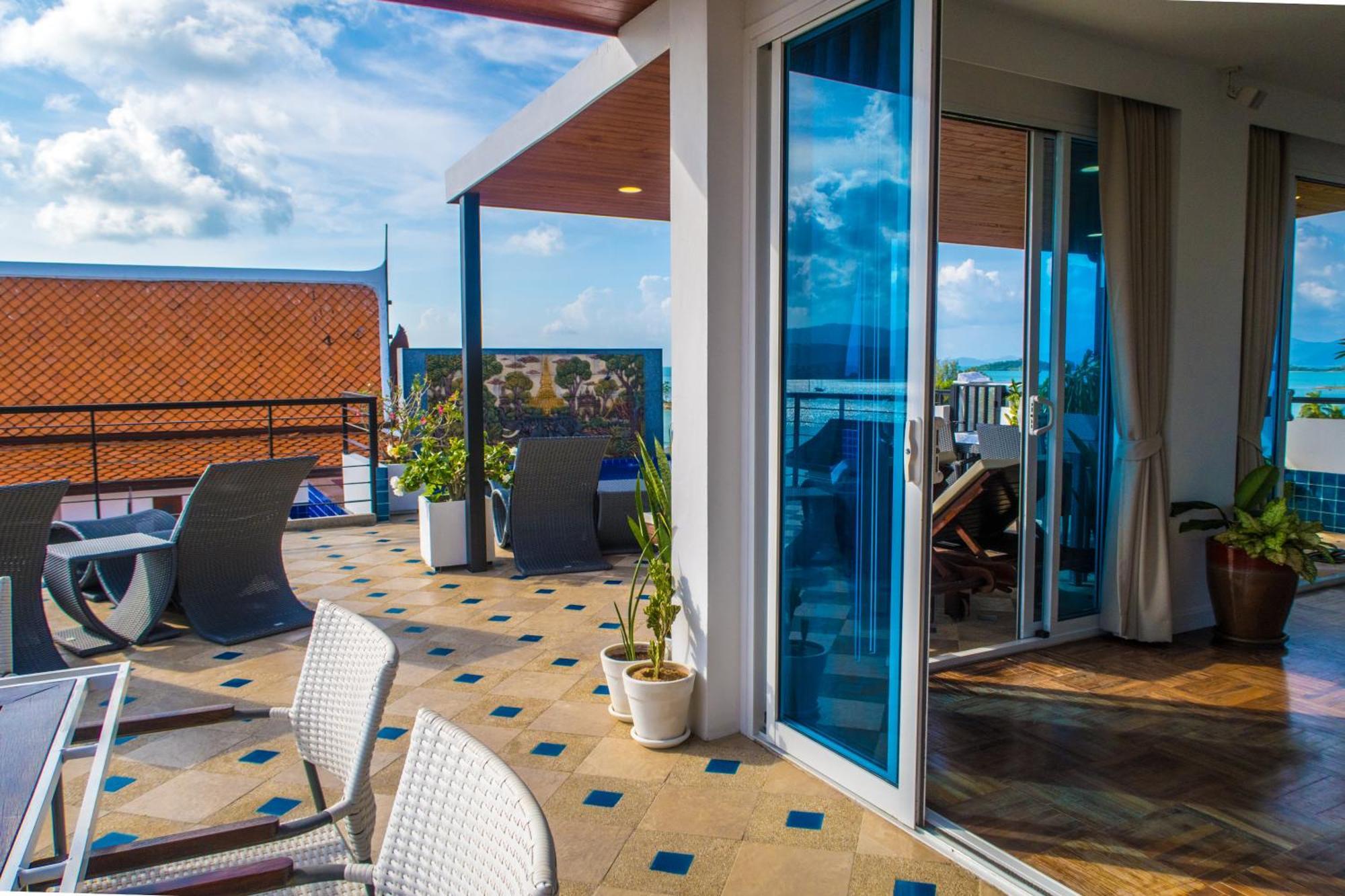 Celebrity Ocean View Villa Samui Bang Rak Beach  Exterior photo