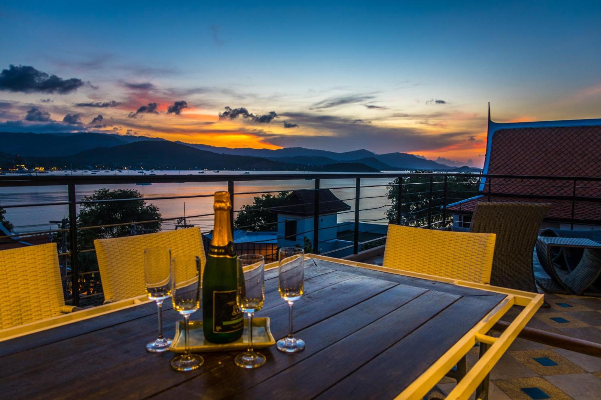 Celebrity Ocean View Villa Samui Bang Rak Beach  Exterior photo