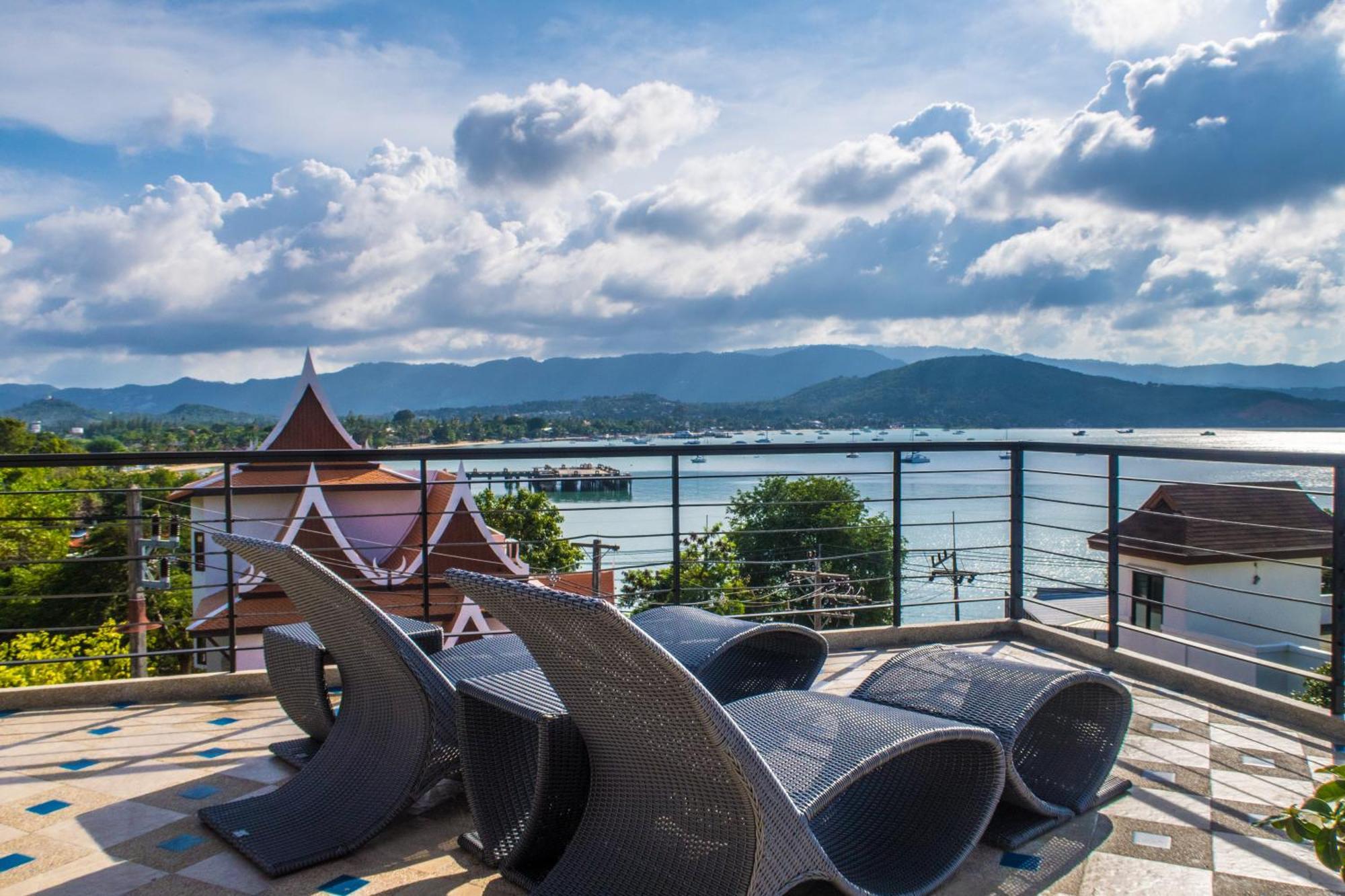 Celebrity Ocean View Villa Samui Bang Rak Beach  Exterior photo