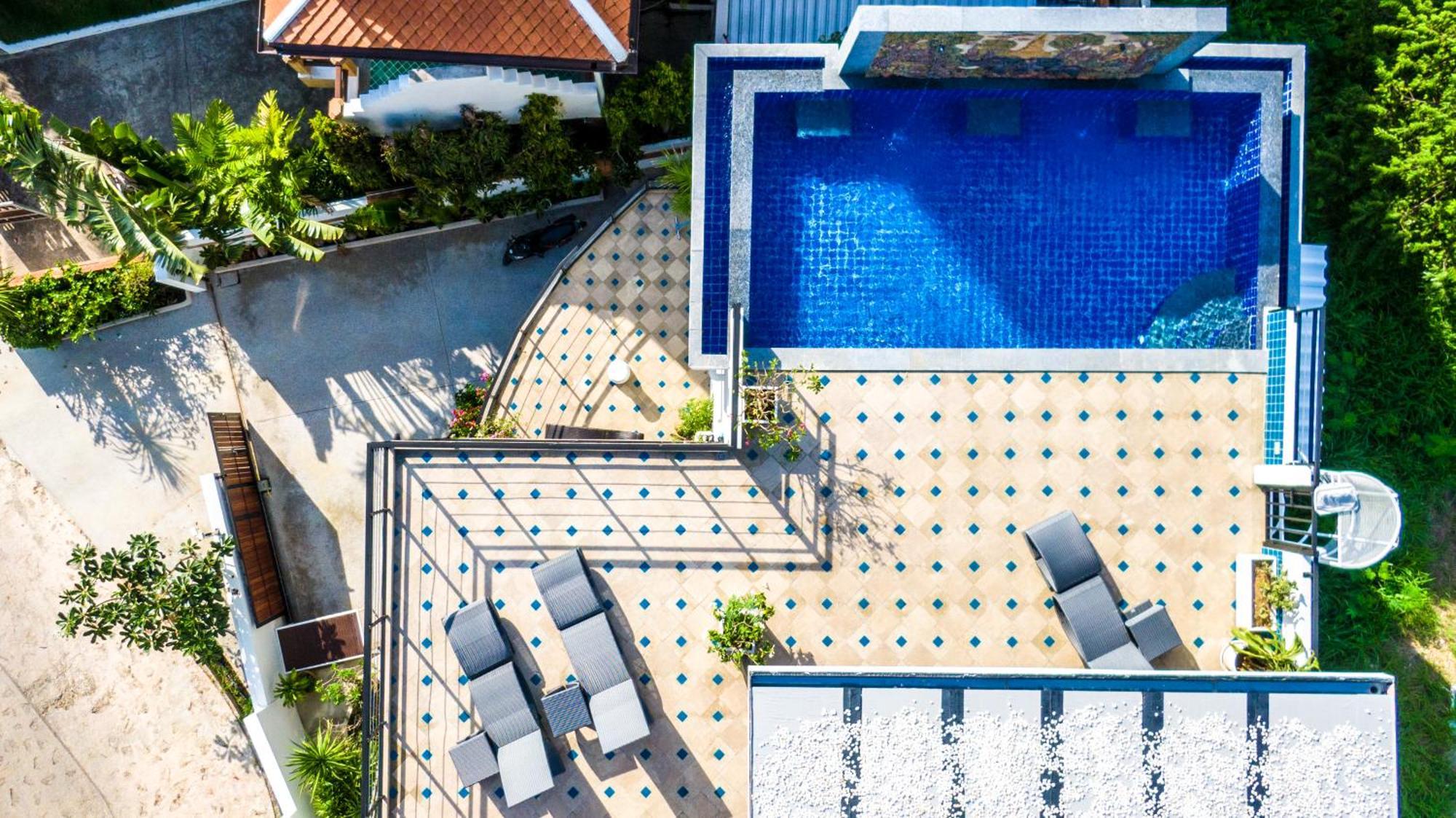Celebrity Ocean View Villa Samui Bang Rak Beach  Exterior photo