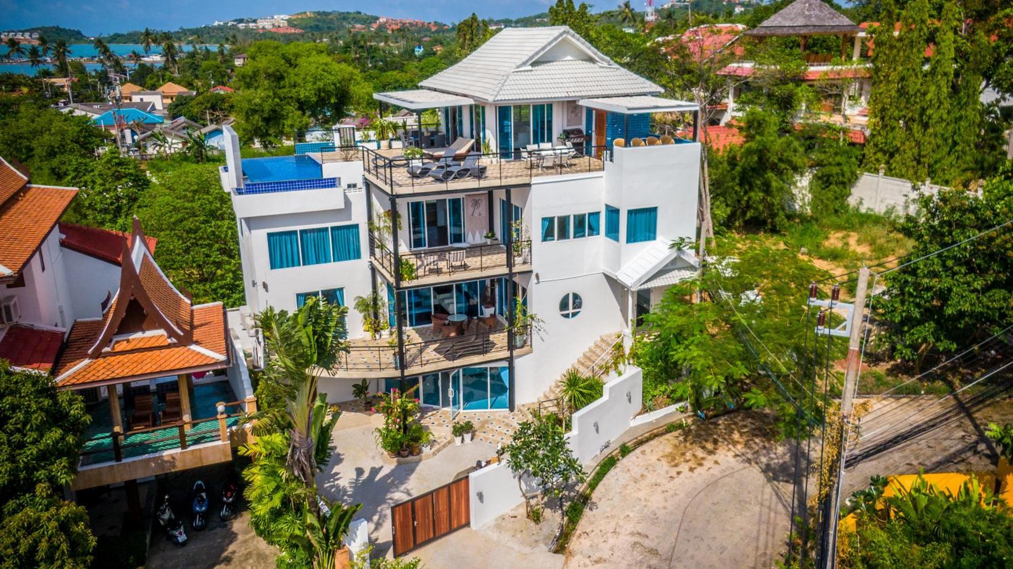 Celebrity Ocean View Villa Samui Bang Rak Beach  Exterior photo