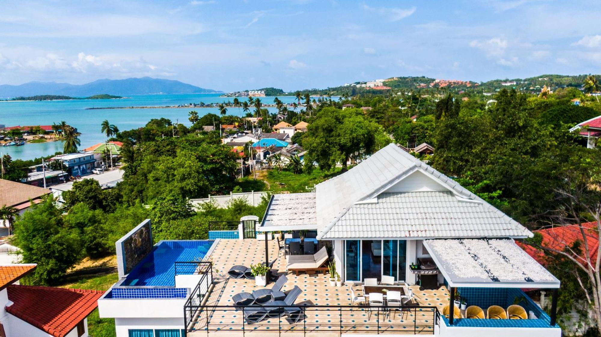 Celebrity Ocean View Villa Samui Bang Rak Beach  Exterior photo