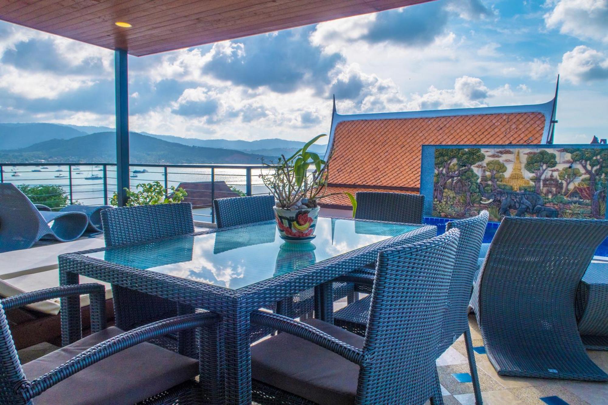 Celebrity Ocean View Villa Samui Bang Rak Beach  Exterior photo