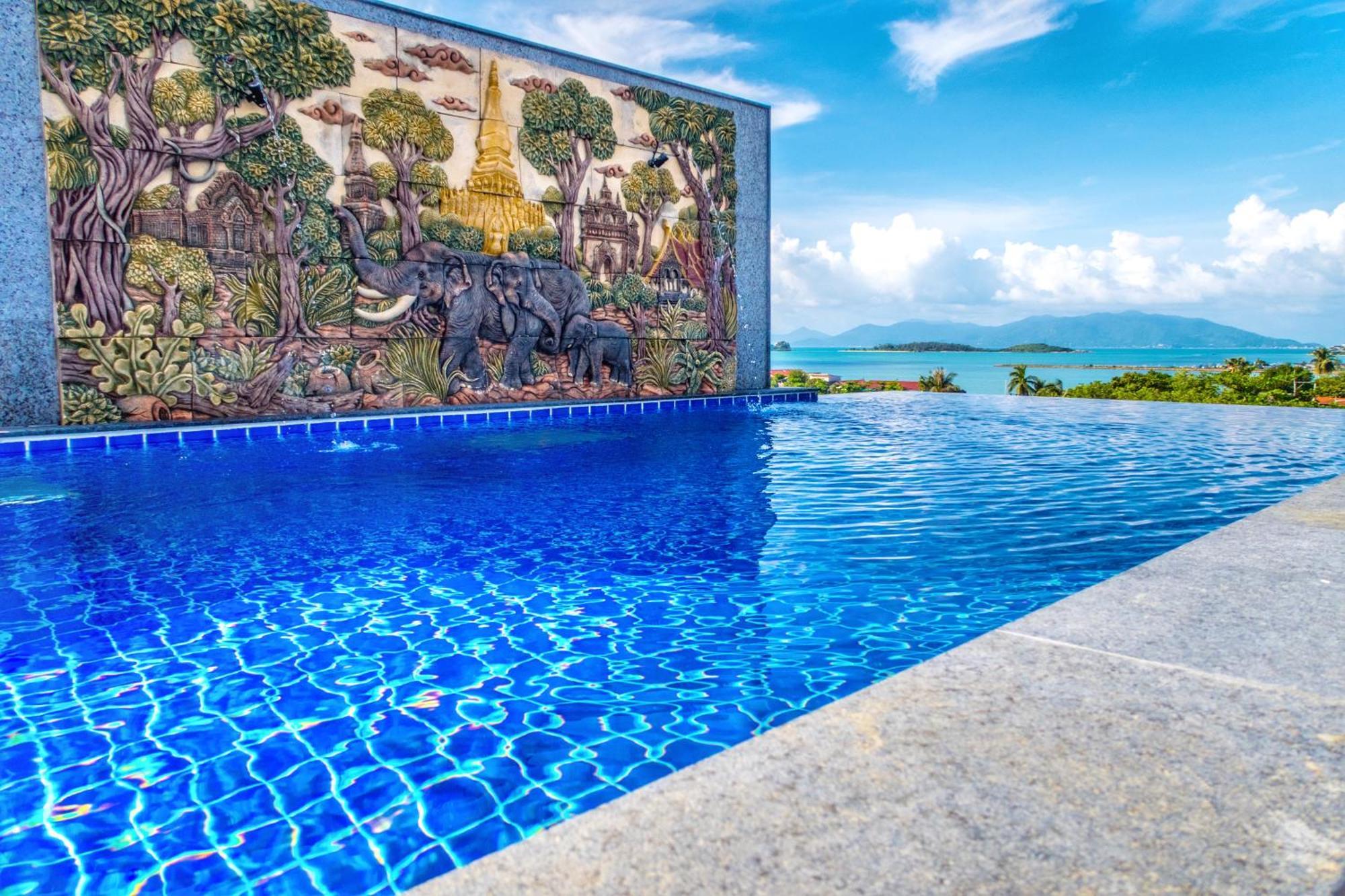 Celebrity Ocean View Villa Samui Bang Rak Beach  Exterior photo