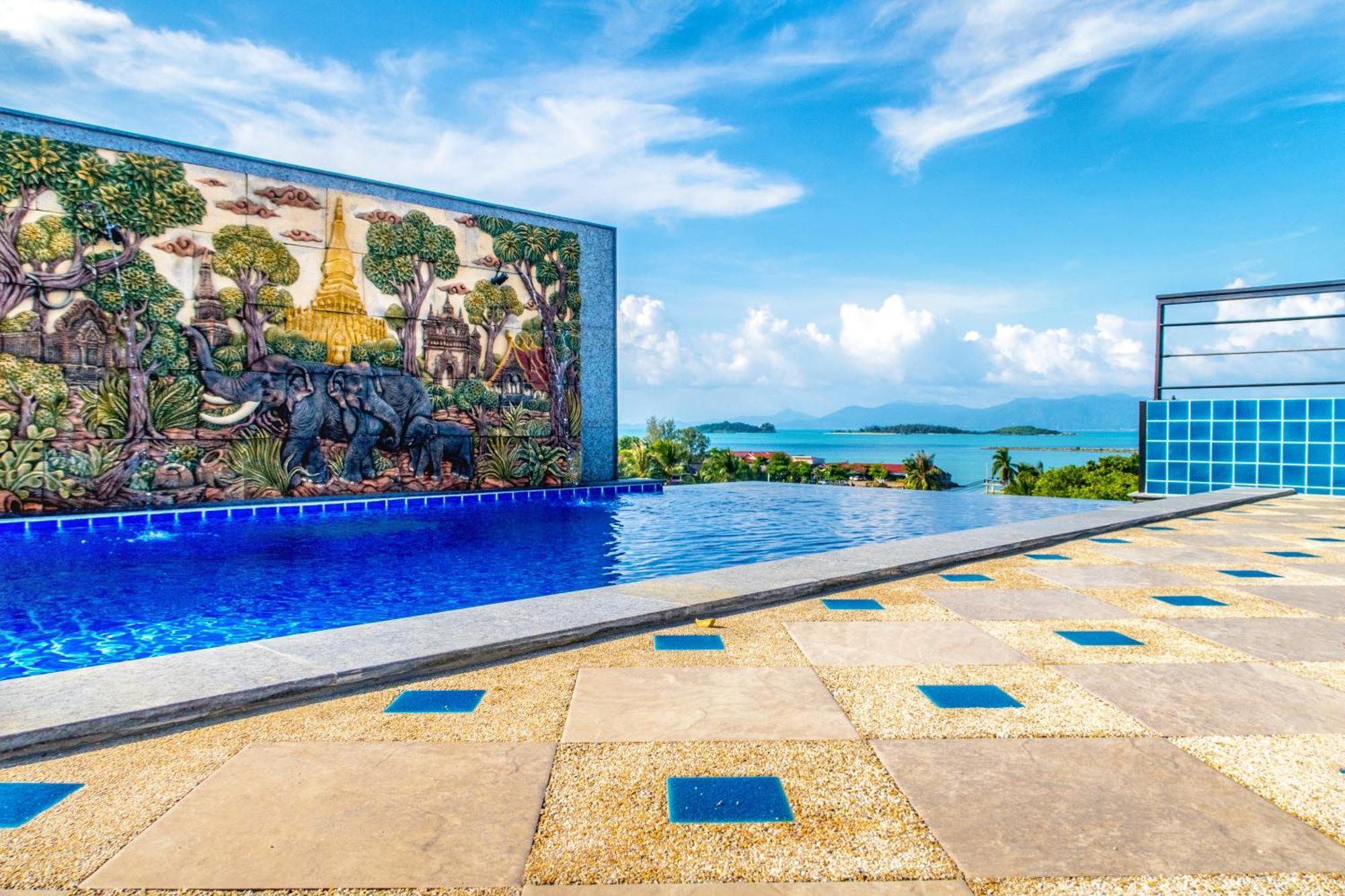 Celebrity Ocean View Villa Samui Bang Rak Beach  Exterior photo