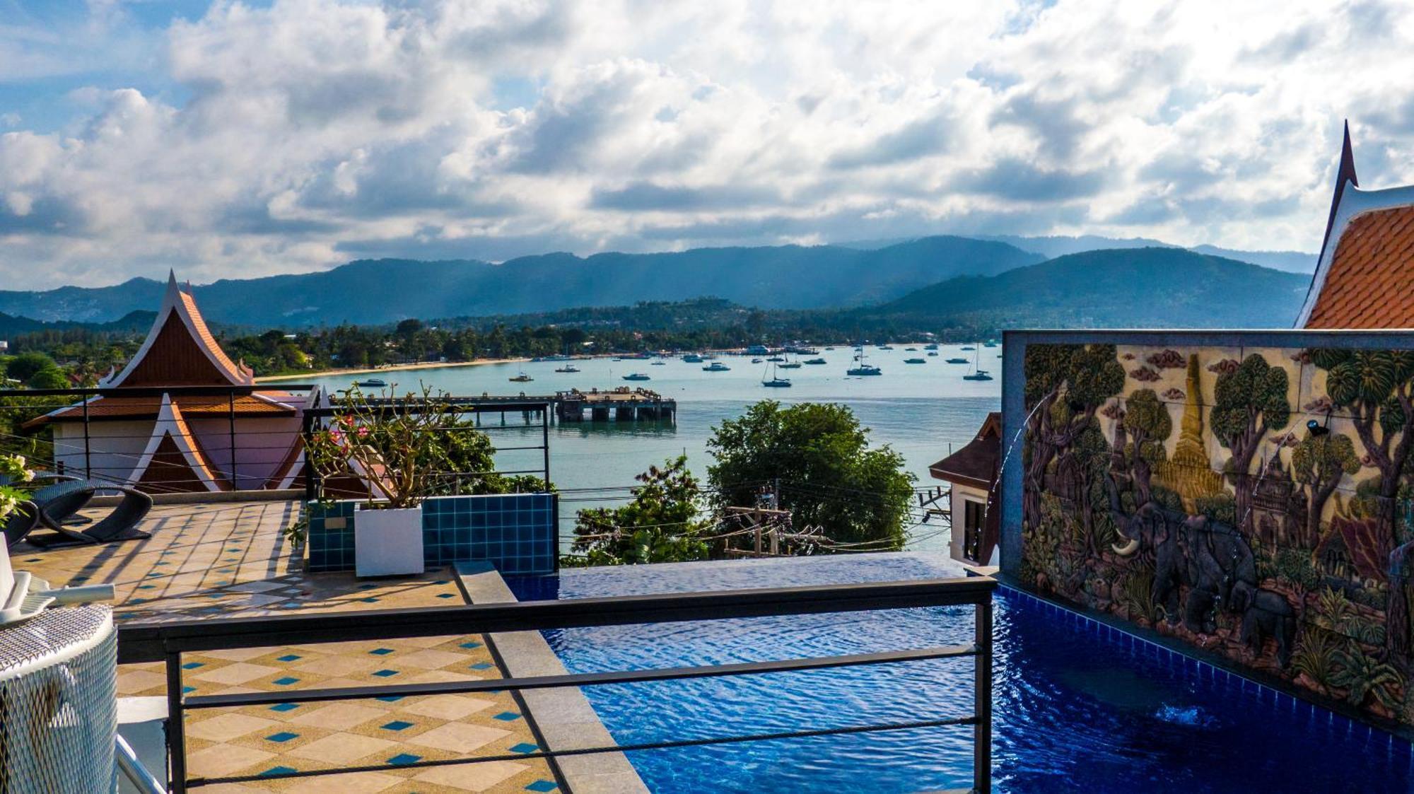 Celebrity Ocean View Villa Samui Bang Rak Beach  Exterior photo