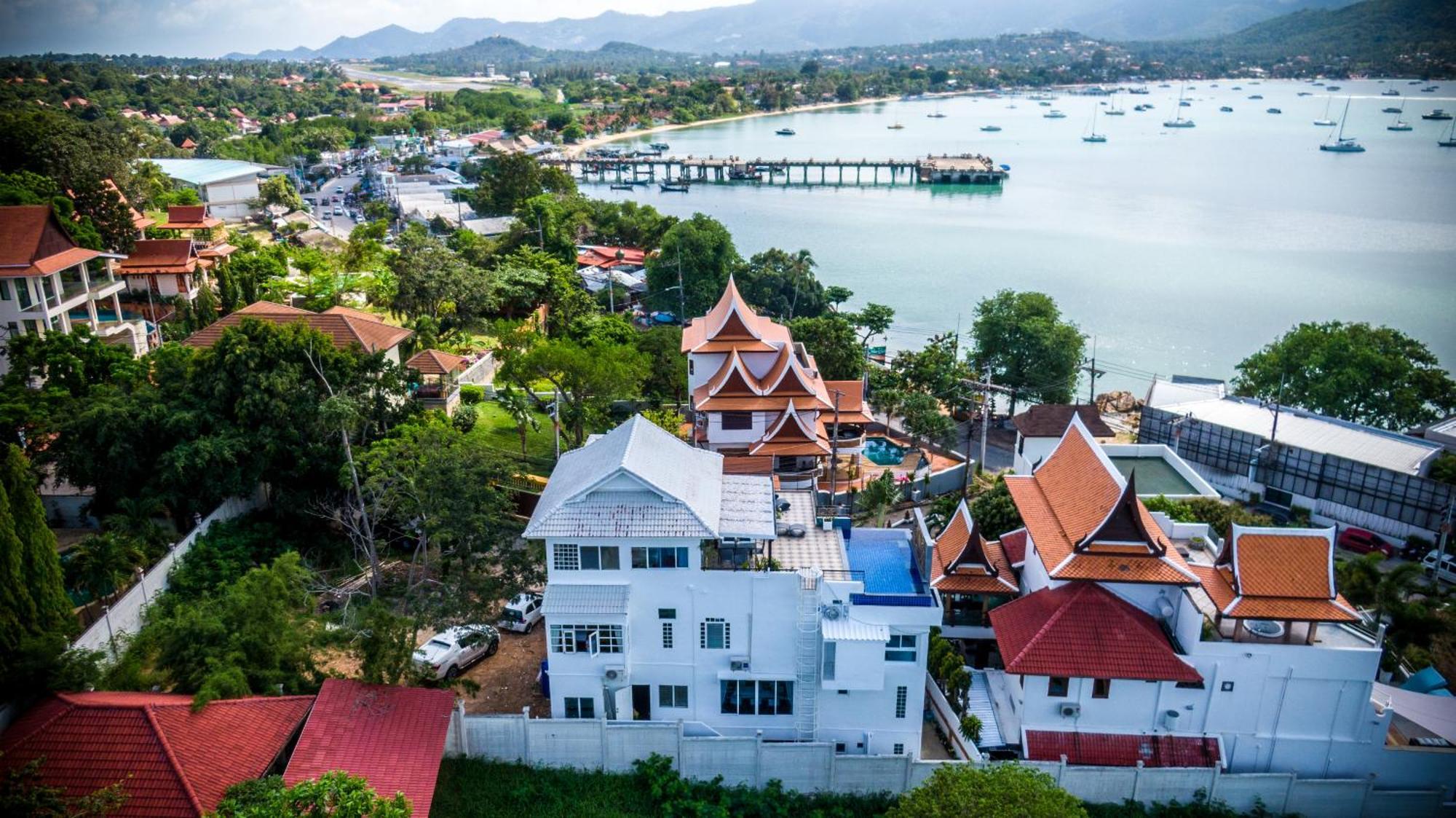 Celebrity Ocean View Villa Samui Bang Rak Beach  Exterior photo