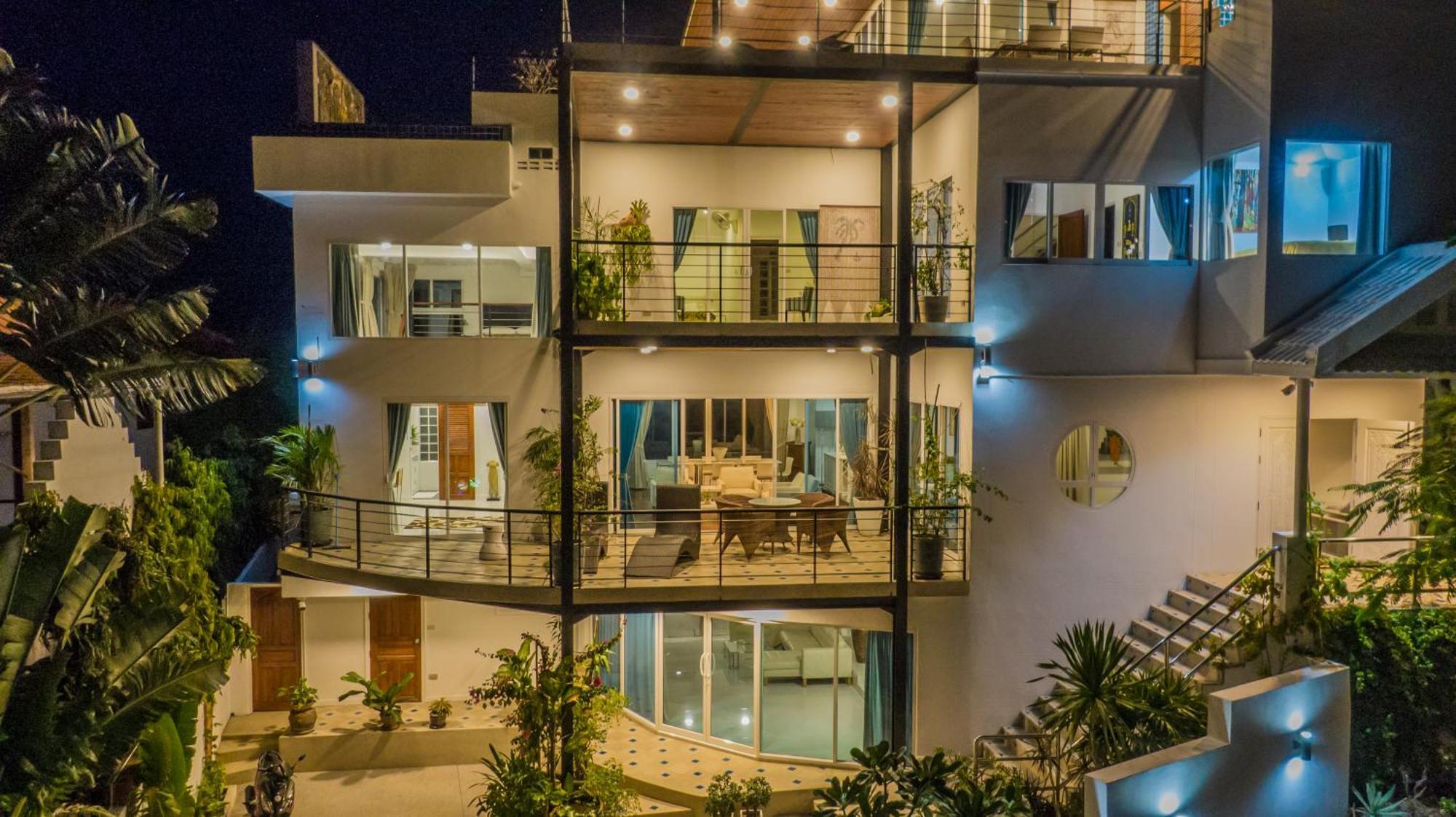 Celebrity Ocean View Villa Samui Bang Rak Beach  Exterior photo