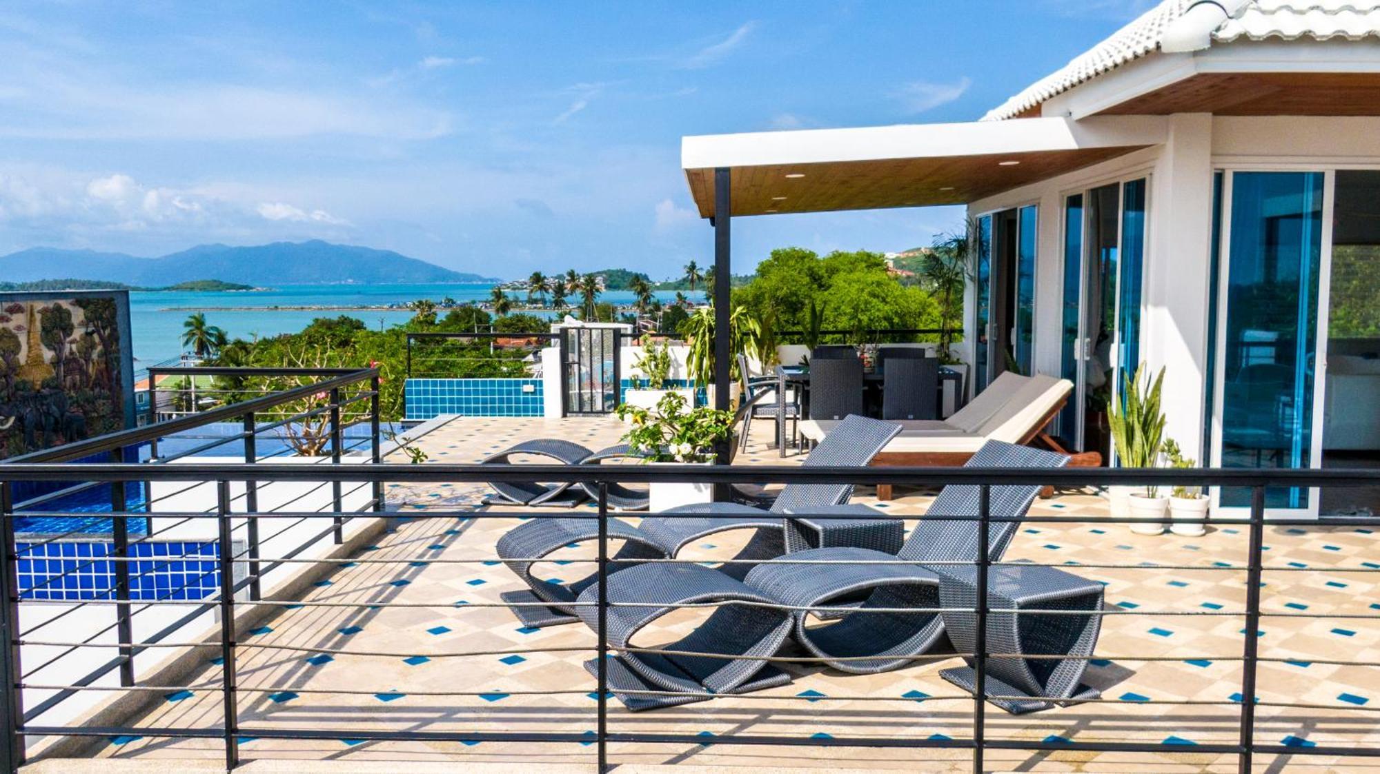 Celebrity Ocean View Villa Samui Bang Rak Beach  Exterior photo