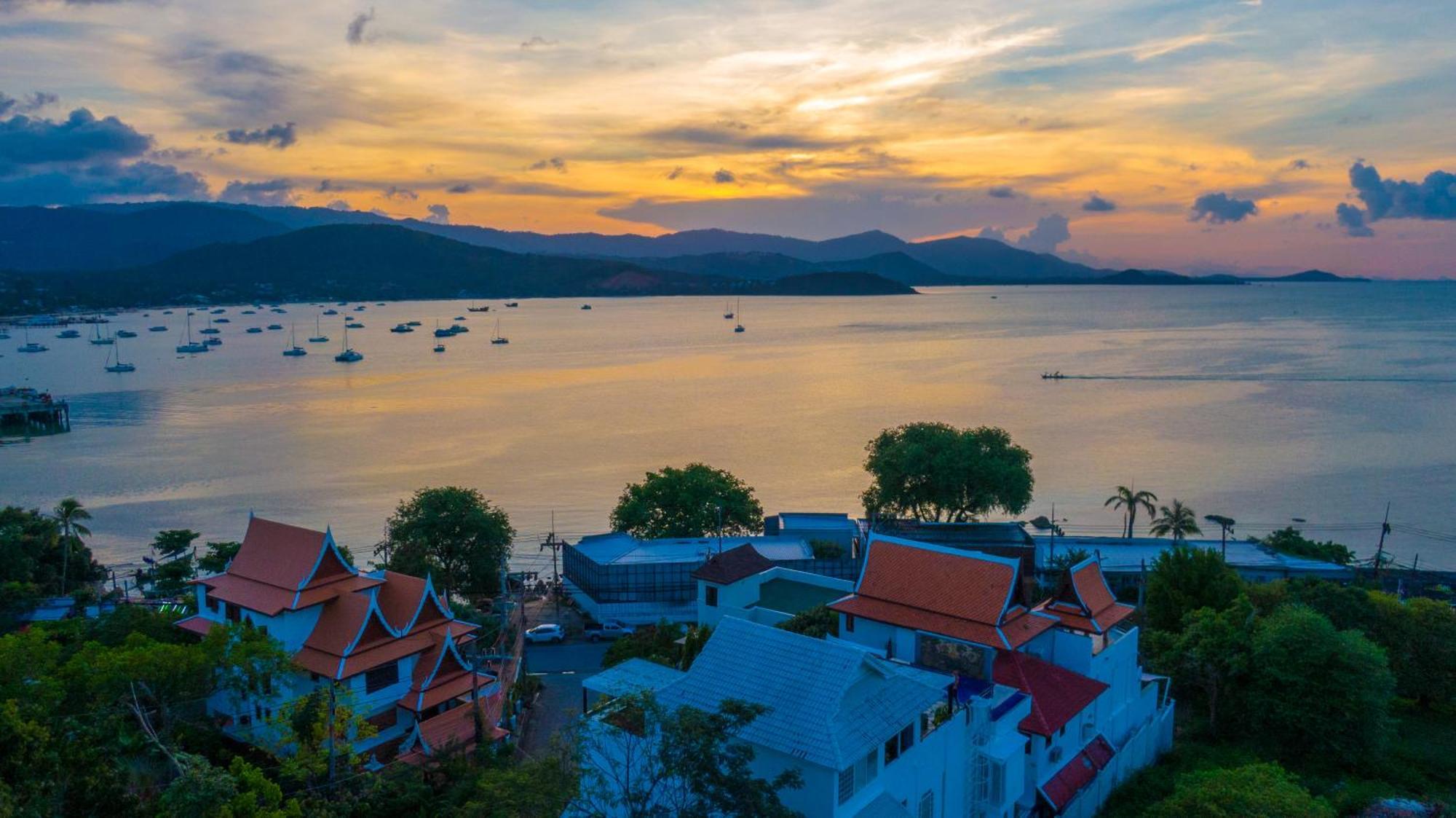 Celebrity Ocean View Villa Samui Bang Rak Beach  Exterior photo