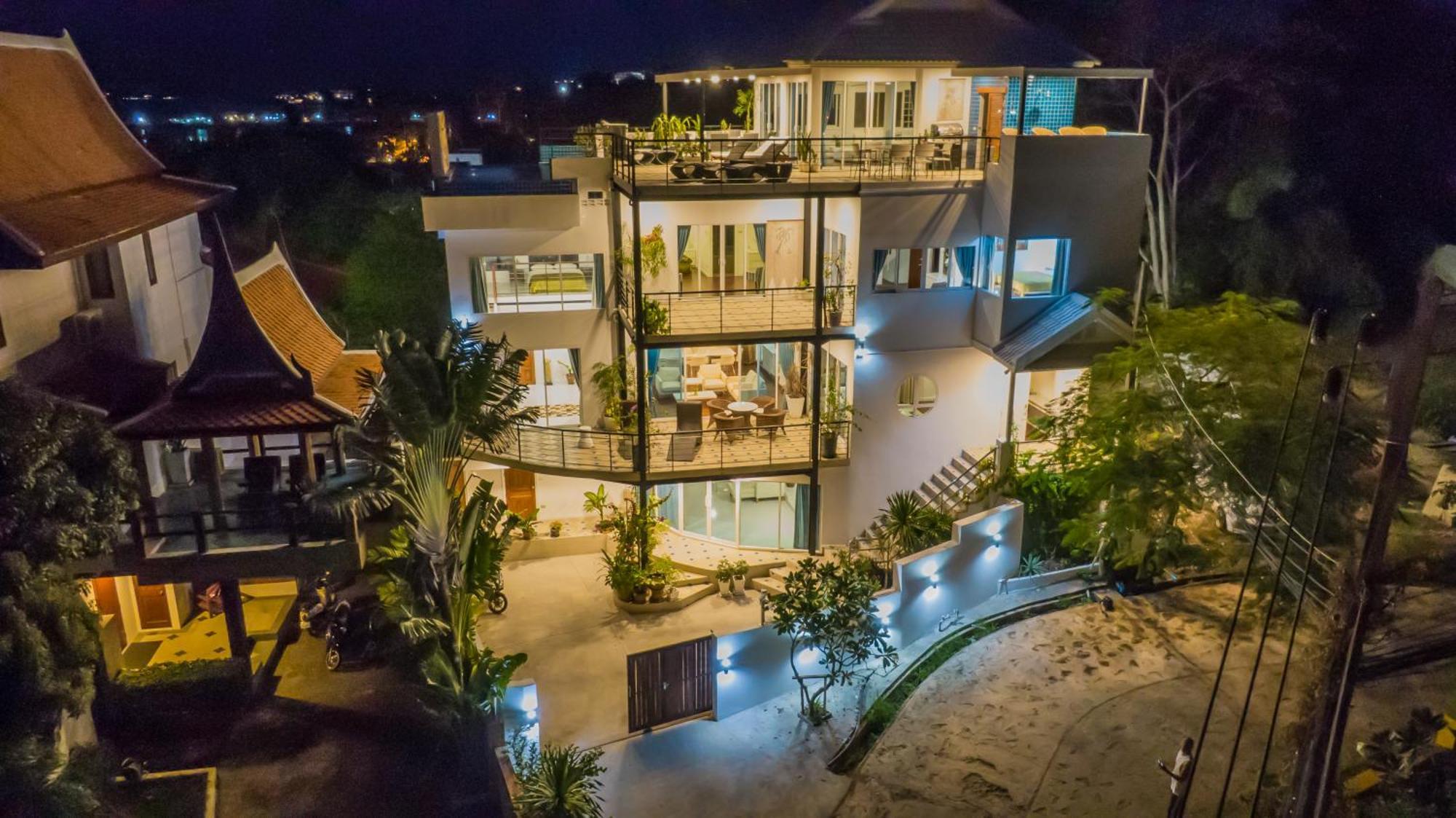 Celebrity Ocean View Villa Samui Bang Rak Beach  Exterior photo