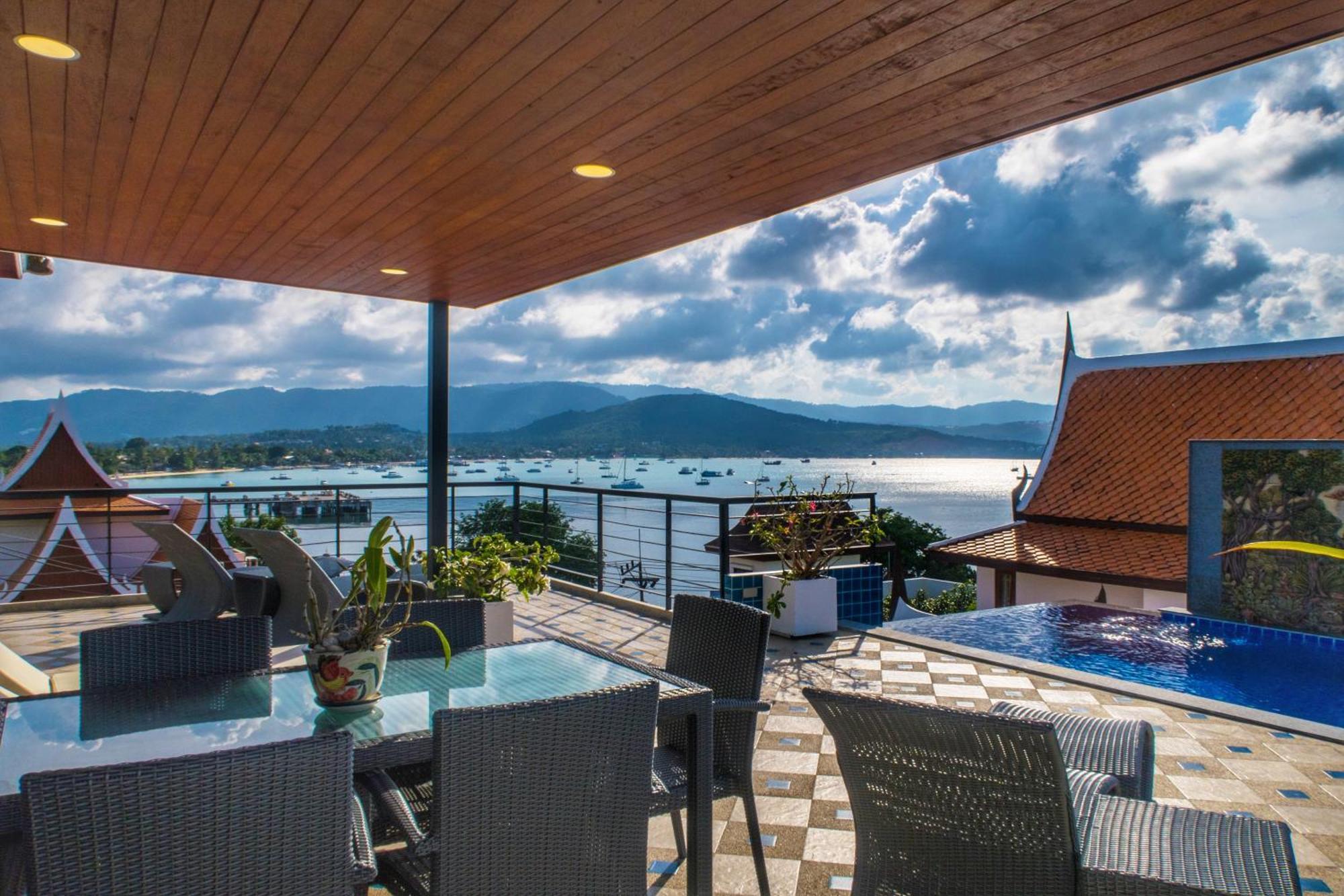 Celebrity Ocean View Villa Samui Bang Rak Beach  Exterior photo